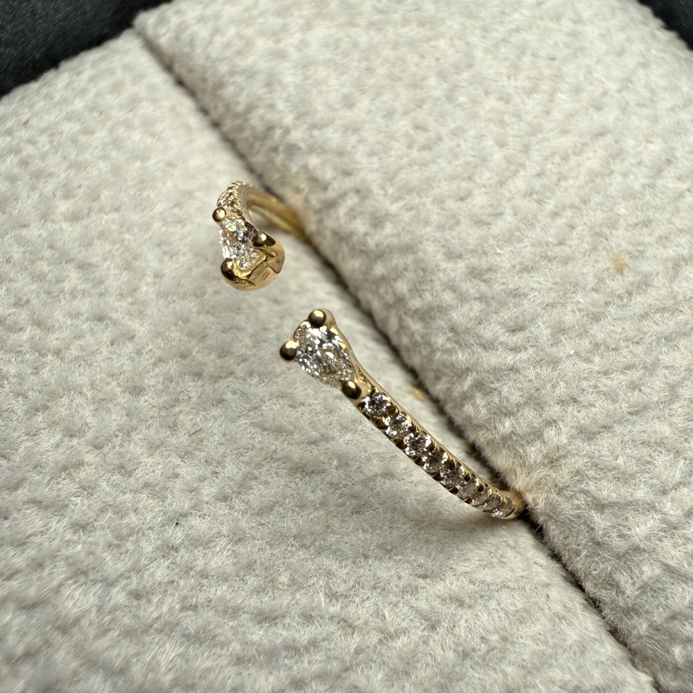 Bony Levy Diamond Cuff Ring